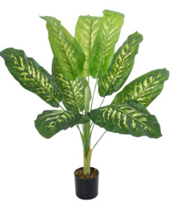 GloboStar® GloboStar® Artificial Garden CALATHEA PLANT 20940 Διακοσμητικό Φυτό Καλαθέα Φ80 x Υ90cm