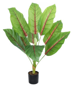 GloboStar® GloboStar® Artificial Garden BLOOD BANANA PLANT 20944 - Διακοσμητικό Φυτό Αιματόφυλλη Μπανανιά Φ70 x Υ90cm