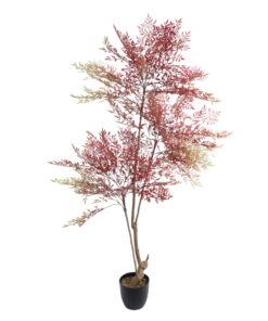 GloboStar® GloboStar® Artificial Garden RED NANDINA PLANT 20966 Διακοσμητικό Φυτό Κόκκινη Ναντίνα Φ66 x Υ150cm