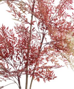 Alternative view of GloboStar® Artificial Garden RED NANDINA PLANT 20966 Διακοσμητικό Φυτό Κόκκινη Ναντίνα Φ66 x Υ150cm