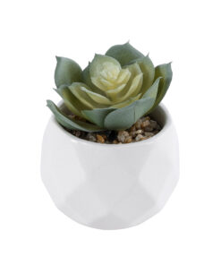 GloboStar® GloboStar® Artificial Garden SUCCULENT ECHEVERIA 20980 Διακοσμητικό Φυτό Παχύφυτο Εχεβέρια Υ7.5cm