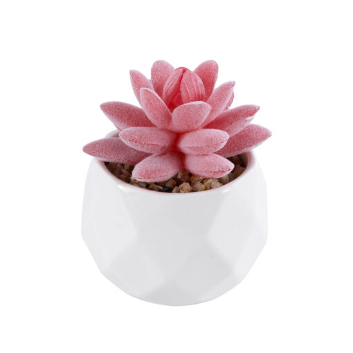 GloboStar® GloboStar® Artificial Garden SUCCULENT SEDEVERIA 20981 Διακοσμητικό Φυτό Παχύφυτο Σεντεβέρια Υ8cm