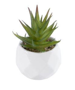 GloboStar® GloboStar® Artificial Garden SUCCULENT ALOE 20982 Διακοσμητικό Φυτό Παχύφυτο Αλόη Υ11cm