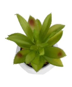 Alternative view of GloboStar® Artificial Garden SUCCULENT ALOE POTTED PLANT 20984 Διακοσμητικό Φυτό Αλόη Φ9 x Υ12cm
