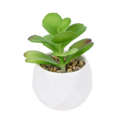GloboStar® GloboStar® Artificial Garden SUCCULENT KALANCHOE POTTED PLANT 20995 Διακοσμητικό Φυτό Καλαχόη  Φ8 x Υ10cm