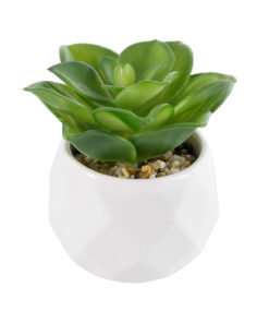 GloboStar® GloboStar® Artificial Garden SUCCULENT ECHEVERIA 21003 Διακοσμητικό Φυτό Παχύφυτο Εχεβέρια Υ8cm