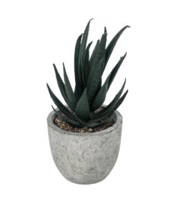GloboStar® GloboStar® Artificial Garden SUCCULENT ALOE POTTED PLANT 21007 Διακοσμητικό Φυτό Αλόη Φ7 x Υ14cm