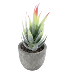 GloboStar® GloboStar® Artificial Garden SUCCULENT ALOE 21009 Διακοσμητικό Φυτό Παχύφυτο Αλόη Υ14cm