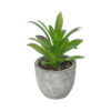GloboStar® GloboStar® Artificial Garden SUCCULENT ALOE POTTED PLANT 21012 Διακοσμητικό Φυτό Αλόη  Φ9 x Υ13cm