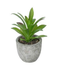GloboStar® GloboStar® Artificial Garden SUCCULENT ALOE POTTED PLANT 21012 Διακοσμητικό Φυτό Αλόη Φ9 x Υ13cm