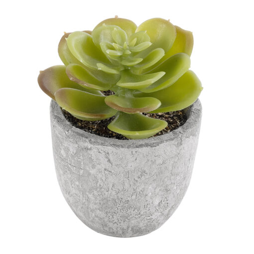 GloboStar® GloboStar® Artificial Garden SUCCULENT SEDEVERIA 21021 Διακοσμητικό Φυτό Παχύφυτο Σεντεβέρια Υ8.5cm