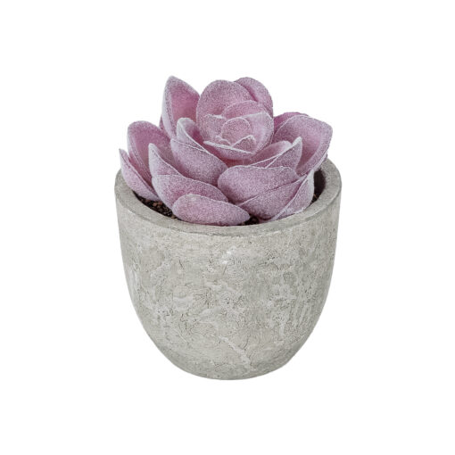 GloboStar® GloboStar® Artificial Garden SUCCULENT SEDEVERIA POTTED PLANT 21028 Διακοσμητικό Φυτό Σεδεβέρια  Φ5x Υ11cm