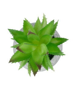 Alternative view of GloboStar® Artificial Garden SUCCULENT ALOE POTTED PLANT 21037 Διακοσμητικό Φυτό Αλόη Φ10 x Υ15cm