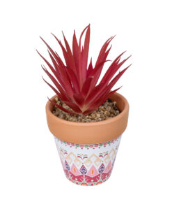 GloboStar® GloboStar® Artificial Garden AIR PLANT NEOPHYTUM POTTED PLANT 21042 Διακοσμητικό Φυτό Νεόφυτο Φ12 x Υ15cm