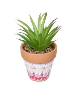 GloboStar® GloboStar® Artificial Garden AIR PLANT NEOPHYTUM POTTED PLANT 21043 Διακοσμητικό Φυτό Νεόφυτο Φ12 x Υ15cm