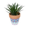 GloboStar® GloboStar® Artificial Garden SUCCULENT SANSEVIERIA POTTED PLANT 21047 Διακοσμητικό Φυτό Σανσεβιέρια  Φ16x Υ20cm