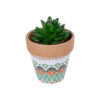 GloboStar® GloboStar® Artificial Garden SUCCULENT SANSEVIERIA POTTED PLANT 21051 Διακοσμητικό Φυτό Σανσεβιέρια  Φ8x Υ14cm