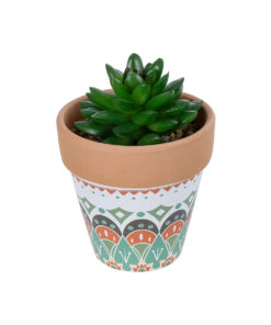 GloboStar® GloboStar® Artificial Garden SUCCULENT SANSEVIERIA POTTED PLANT 21051 Διακοσμητικό Φυτό Σανσεβιέρια Φ8x Υ14cm