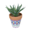 GloboStar® GloboStar® Artificial Garden SUCCULENT ALOE POTTED PLANT 21053 Διακοσμητικό Φυτό Αλόη  Φ15 x Υ19cm