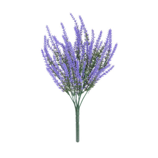 GloboStar® GloboStar® Artificial Garden  LAVENDER BRANCH 21062 Διακοσμητικό Κλαδί Λεβάντας σετ 2 τεμάχια Φ15 x Υ30cm