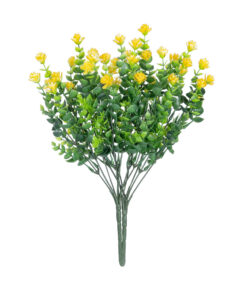GloboStar® GloboStar® Artificial Garden  BUTTERCUP BRANCH 21063 Διακοσμητικό Κλαδί Ρανούγκουλο σετ 2 τεμάχια Φ20 x Υ30cm