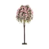 GloboStar® GloboStar® Artificial Garden ROSES TREE 21068 Τεχνητό Διακοσμητικό Δέντρο Τριανταφυλλιά Μ110 x Π110 x Υ240cm