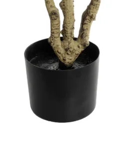 GloboStar® Artificial Garden PINK ROSES 21072 Τεχνητό Διακοσμητικό Δέντρο Τριανταφυλλιά Μ50 x Π50 x Υ90cm 8 21072 4