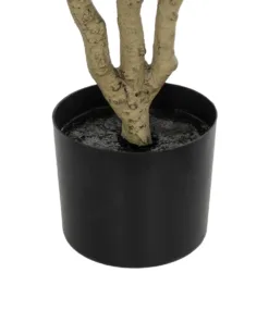 GloboStar® Artificial Garden YELLOW ROSES 21073 Τεχνητό Διακοσμητικό Δέντρο Τριανταφυλλιά Μ50 x Π50 x Υ90cm 8 21073 4