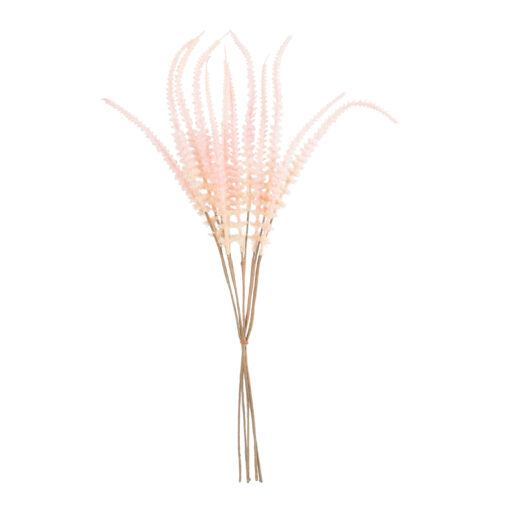 GloboStar® GloboStar® Artificial Garden PINK SAGE BOUQUET 21091 Τεχνητό Διακοσμητικό Μπουκέτο Στάχι Y50cm Ροζ