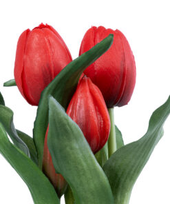 Alternative view of GloboStar® Artificial Garden RED TULIP 21094 Διακοσμητικό Φυτό Κόκκινη Τουλίπα Υ23cm