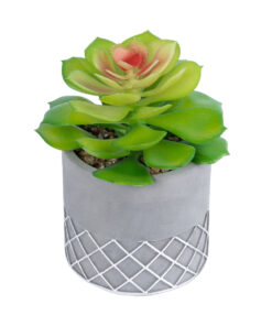 GloboStar® GloboStar® Artificial Garden SUCCULENT SEDEVERIA 21095 Διακοσμητικό Φυτό Παχύφυτο Σεντεβέρια Υ17cm