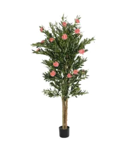 GloboStar® GloboStar® Artificial Garden PINK PEONY 21097 Τεχνητό Διακοσμητικό Δέντρο Παιώνια Μ80 x Π70 x Υ160cm