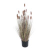 GloboStar® GloboStar® Artificial Garden BROWN LAGURUS 21099 Διακοσμητικό Φυτό Καφέ Λαγοουρά Υ70cm