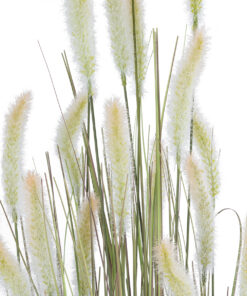 Alternative view of GloboStar® Artificial Garden BEIGE LAGURUS 21102 Διακοσμητικό Φυτό Μπεζ Λαγοουρά Υ140cm