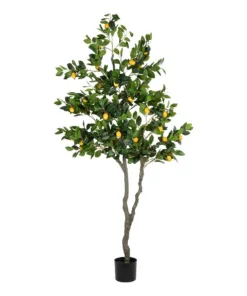 GloboStar® GloboStar® Artificial Garden LEMON TREE 21106 Τεχνητό Διακοσμητικό Δέντρο Λεμονιά Υ200cm