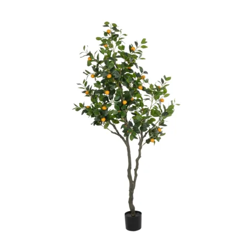 GloboStar® GloboStar® Artificial Garden ORANGE TREE 21110 Τεχνητό Διακοσμητικό Δέντρο Πορτοκαλιά Μ110 x Π80 x Υ200cm