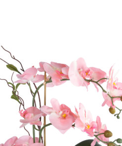 GloboStar® Artificial Garden PINK ORCHID 21126 Διακοσμητικό Φυτό Ροζ Ορχιδέα Υ42cm 7 21126 4