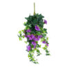 GloboStar® GloboStar® Artificial Garden  MORNING GLORY HANGIN PLANT 21132 Τεχνητό Διακοσμητικό Κρεμαστό  Κλαδί Ορτανσίας Y65cm