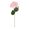 GloboStar® GloboStar® Artificial Garden PINK HYDRANGEA BRANCH 21143 Τεχνητό Διακοσμητικό Κλαδί Ροζ Ορτανσία Y73cm
