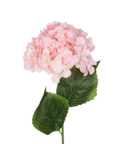GloboStar® Artificial Garden PINK HYDRANGEA BRANCH 21143 Τεχνητό Διακοσμητικό Κλαδί Ροζ Ορτανσία Y73cm 7 21143 3