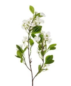 Alternative view of GloboStar® Artificial Garden WHITE JASMINE BRANCH 21145 Τεχνητό Διακοσμητικό Κλαδί Λευκό Γιασεμί Y80cm