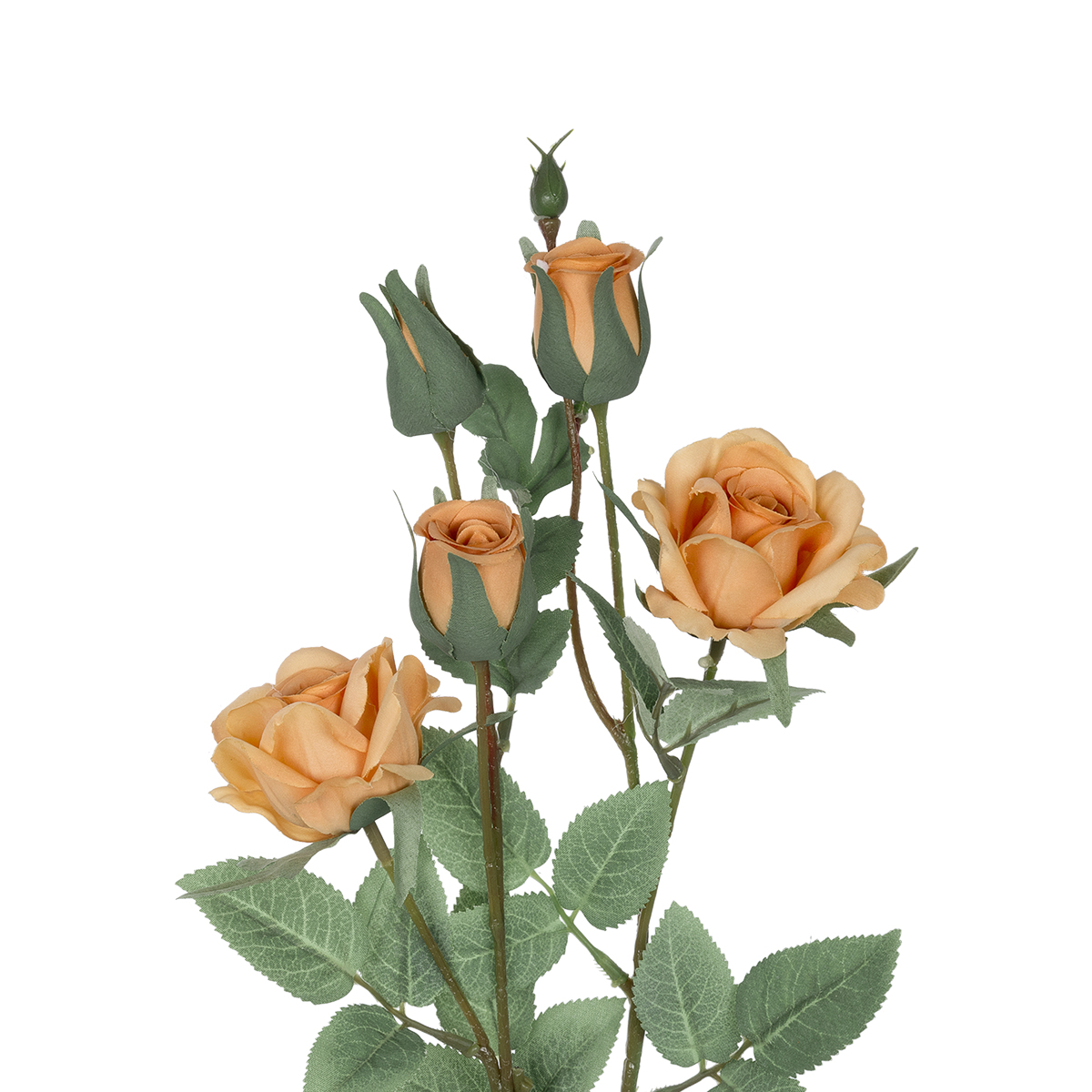 GloboStar® Artificial Garden SALMON ROSE BRANCH 21149 Τεχνητό Διακοσμητικό Κλαδί Σαμπανιζέ Τριαντάφυλλο Y65cm 4 GloboStar® Artificial Garden SALMON ROSE BRANCH 21149 Τεχνητό Διακοσμητικό Κλαδί Σαμπανιζέ Τριαντάφυλλο Y65cm - Image 2
