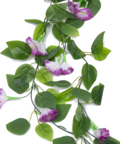 Alternative view of GloboStar® Artificial Garden MORNING GLORY GARLAND 21152 Τεχνητή Διακοσμητική Γυρλάντα Ορτανσίας Φ20 x Υ230cm Σετ 2 τεμαχίων