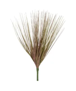GloboStar® GloboStar® Artificial Garden BEIGE GRASS BOUQUET 21157 Τεχνητό Διακοσμητικό Μπουκέτο Grass Γκρι Y45cm