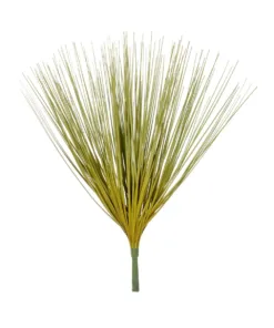 GloboStar® GloboStar® Artificial Garden YELLOW GREEN GRASS BOUQUET 21158 Τεχνητό Διακοσμητικό Μπουκέτο Grass Κίτρινο Πράσινο Y45cm