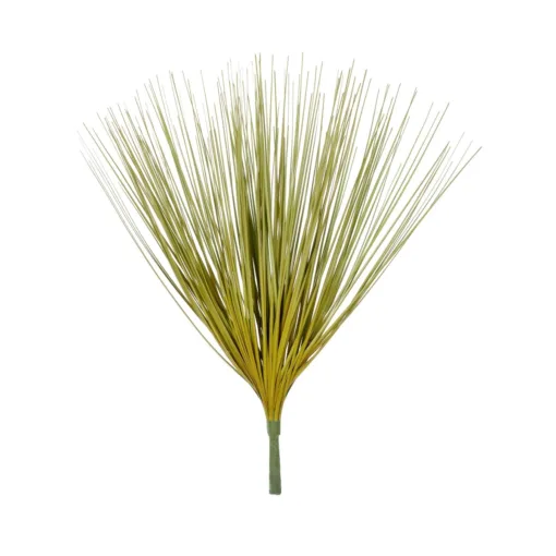 GloboStar® GloboStar® Artificial Garden YELLOW GREEN GRASS BOUQUET 21158 Τεχνητό Διακοσμητικό Μπουκέτο Grass Κίτρινο Πράσινο Y45cm