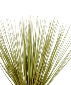 Alternative view of GloboStar® Artificial Garden YELLOW GREEN GRASS BOUQUET 21158 Τεχνητό Διακοσμητικό Μπουκέτο Grass Κίτρινο Πράσινο Y45cm