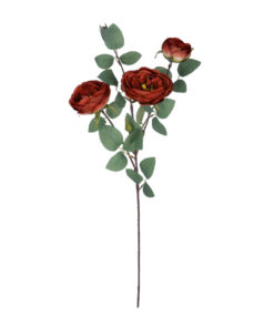 GloboStar® GloboStar® Artificial Garden RED CLIMBING ROSE BRANCH 21182 Τεχνητό Διακοσμητικό Κλαδί Τριαντάφυλλο Κόκκινο Y70cm