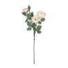 GloboStar® GloboStar® Artificial Garden CHAMPAGNE CLIMBING ROSE BRANCH 21183 Τεχνητό Διακοσμητικό Κλαδί Τριαντάφυλλο Σαμπανιζέ Y70cm