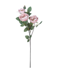 GloboStar® GloboStar® Artificial Garden PINK CLIMBING ROSE BRANCH 21184 Τεχνητό Διακοσμητικό Κλαδί Τριαντάφυλλο Ροζ Y70cm